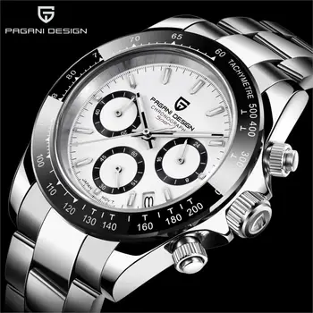 Relogio Masculino PAGANI DESIGN 2020 nowe męskie zegarki Sportowe zegarek kwarcowy męskie stalowe wodoodporny zegarek męski modny chronograf