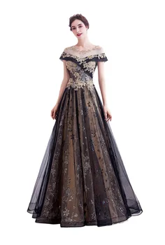 Robe De Soiree 2020 New Gryffon suknia sukienka O-neck A-line Vintage Lace Evening Dress Customize