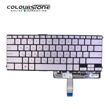 Rosja klawiatura laptopa z podświetleniem ASUS ZENBOOK UX490 UX490UA UX490 Rosja srebrna klawiatura z podświetleniem