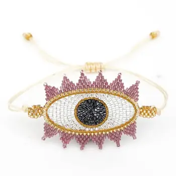 Rttooas MIYUKI bransoletki kobiety turecki evil eye bransoletka moda Damska kutas biżuteria Pulseras Mujer Moda 2019 handmade