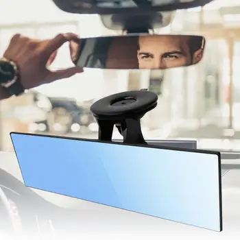 Samochodowe lusterko wsteczne, anti-glare uniwersalna samochodowa ładunku wewnętrzne lusterko wsteczne z przyssawką błękitne lustro - zmniejszyć ślepą spocie