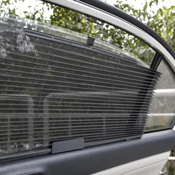 Samochodowy kurtyna chowany oddychająca samochód auto szyby boczne, rolety wiata pokrywa letniego słońca UV kurtyny do samochodu