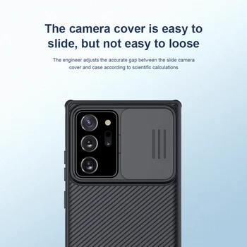 Samsung Galaxy Note 20 Ultra/S20+ Plus S20 FE 5G A51 A71 etui do telefonu,ochrona aparatu Slide Lens Protect Protection Case