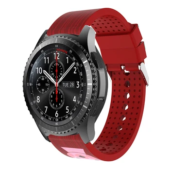 Samsung S3 pasek klasyczny pasek silikonowy pasek bransoletka dla huami Amazfit Sport Fashion Watch Band Christmas watch Band 22 mm