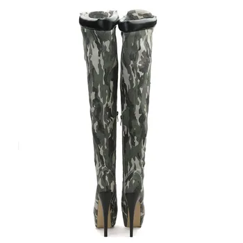 SARAIRIS New Plus Size 34-47 Cross Tied Party Over the Knee Boots Ladies Sexy Thigh High Boots Women 2019 buty na wysokim obcasie kobieta