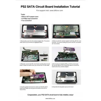 SATA Adapter Upgrade Board na Playstation 2 PS2 IDE Original Net work Adapter