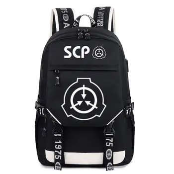 SCP (Secure Contain Protect plecak campus szkoła grzywka холщовая torba świecące szkolny plecak torby podróżne