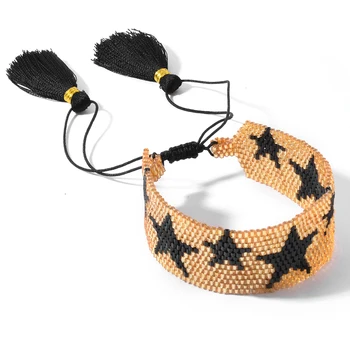 SHINUSBOHO 2020 Miyuki Przyjaźń bransoletki moda geometryczny bransoletka mężczyźni ręcznie pędzelkiem bransoletki dla kobiet biżuteria prezenty