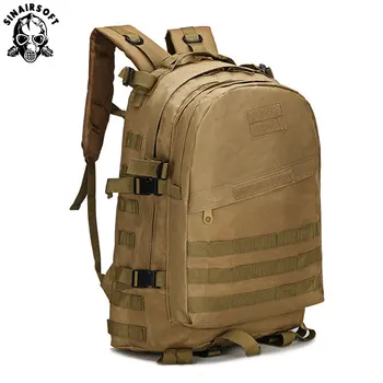 SINAIRSOFT 3D Molle taktyczny plecak wspinaczka wojskowy camping, piesze wycieczki, trekking plecak podróży otwarty worek 40L LY0006