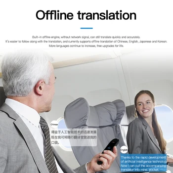 Smart Instant Voice Photo Scan Translator 2.4 Inch Touch Screen Wifi Support Offline Portable Multi-language Translation