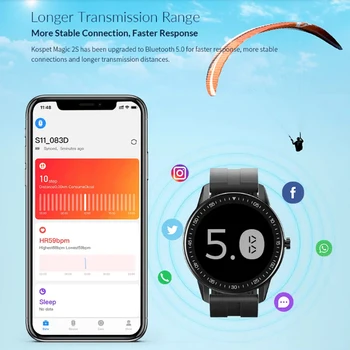 Smartwatch 2020 New KOSPET MAGIC 2s Smart Watch Men 3ATM Wodoodporny Bluetooth Fitness Tracker Clock Women For Xiaomi Android IOS