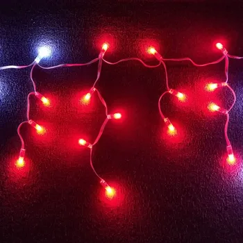 Sp. z o. o. 60nodes/set DC12V WS2811 LED full color Icicles string all white wire IP68 rating with 13.5 mm/18.5 mm/xconnect connectors