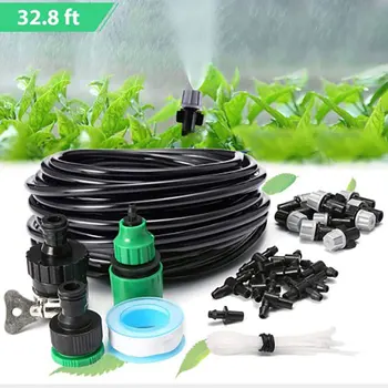 Spot 10/15/30m DIY Micro Drip Irrigation System Plant Self Watering Garden Hose Outdoor Kit Najlepsza cena