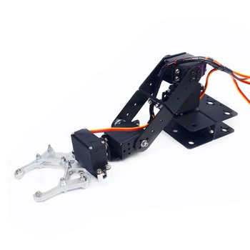 Stop aluminium Arduino 4 Dof Robot Arm z Pazurem chwytając ramię serwa uchwyt mechaniczny Pazur DIY robot w częściach