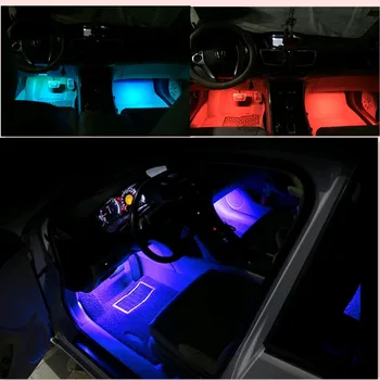 Stylizacja samochodu 4szt samochodu led ozdobne latarnie paski do dacia logan bmw x1 kia sportage 2019 alfa romeo giulietta suzuki sx4 kadjar