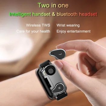 T89PRO wodoodporny Bluetooth inteligentne zegarki męskie monitor rytmu serca fitness HD słuchawki Bluetooth inteligentne zegarki sportowe kobiety bransoletka
