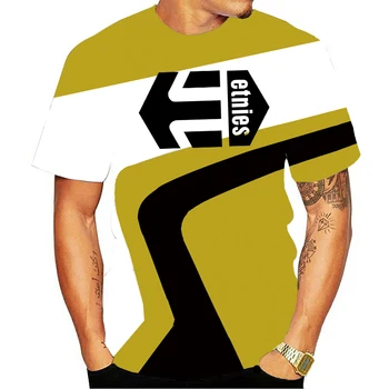 Tee Fashion Personal fitness 2020 New Etnies T-shirt Men 3D Men and Women T-shirt Summer Tee Boy T-shirt Top Needs