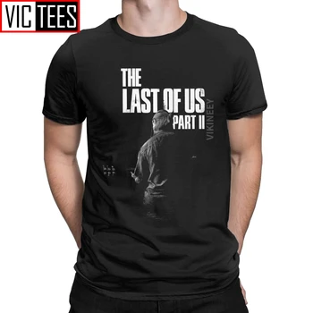 The Last Of Us Winter Song Tshirt Men Pure Cotton T-Shirt Ellie Fireflies Joel Tlou Video Game Oversize