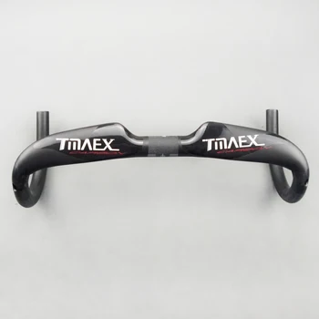 TMAEX nowy pełnego włókna węglowego rower kierownicę/rower kierownica/trzonek/uchwyt grać czarny węglowy kierownica rower części