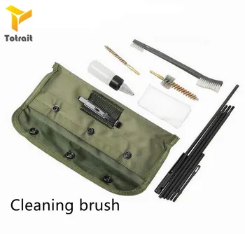 TOtrait Gun Cleaner Accessories Clean Brush 10 Piece .22 22LR .223 556 Rifle Gun Cleaning Kit zestaw do czyszczenia prętów nylonowe narzędzia