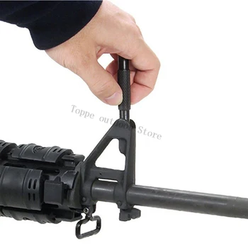 TOtrait Tactical AR15 M16 Rifle A1 A2 narzędzie do regulacji muszki konstrukcja stalowa 4 i 5 zębów, akcesoria myśliwskie