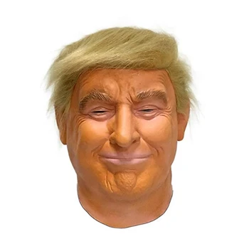 Trump Latex Animal full Head human face Masks for Mask Festival Halloween, Wielkanoc, święto, prezent, bal przebierańców cosplay Donald Trump