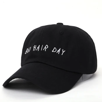 Tunika 2017 Brand hat BAD HAIR DAY spersonalizowana haft czapka z daszkiem modne męskie i damskie kapelusze odcień hurtownia hurt