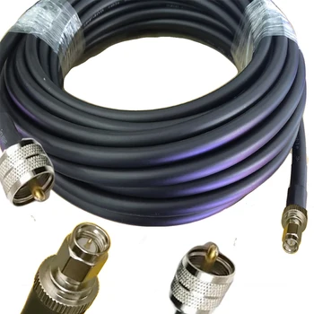 UHF PL259 Plug male to SMA male Connector RF Coax Pigtail kabel antenowy LMR400 Ham Radio 1m 3m 5m 10m