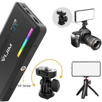 Ulanzi VIJIM VL196 LED RGB Video Light 12W PD szybkie ładowanie DSLR smartfon Fill Light Dimmable RGB Effect Vlog Light On Camera