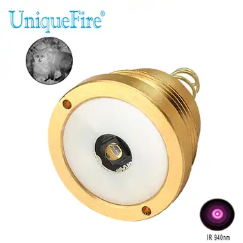 UniqueFire T20 LED Drop-in Module IR 940nm Pill Bulb 3 Mode Zoom Focus Replacement Fit For Led Flashlight for Night Hunting