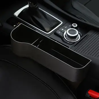 Uniwersalny ABS skórzany organizer fotelika szczelinowe przerwy szuflada do przechowywania układanie premium wielofunkcyjne akcesoria samochodowe samochodowa przechowywanie