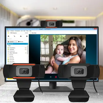 USB webcam kamera wysokiej rozdzielczości na żywo kamery internetowej dla systemu Microsoft YouTube Skype komputer z mikrofonem online kamery