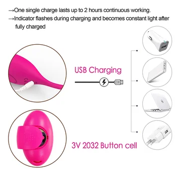 USB ładowanie wibrator jaja bezprzewodowy pilot zdalnego sterowania skok jaja Wielkości piłki do kobiet seks zabawki pochwy masaż piłkę wibratory