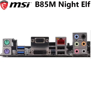 Używany MSI B85M Night Elf płyta główna LGA 1150 Intel B85 DDR3 32GB SATA3 USB3.0 PCI-E X16 komputer stacjonarny oryginalna płyta główna