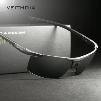 VEITHDIA 2019 aluminium magnez okulary polaryzacyjne męskie Полуободья powłoka lustro okulary przeciwsłoneczne, męskie okulary akcesoria 6588