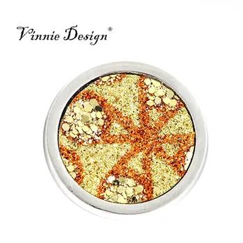 Vinnie Jewelry Design 25MM Small Paillette Coin Disc for My Coin Holder wisiorek 5 szt./lot