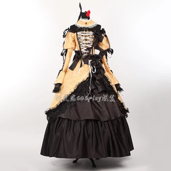 VOCALOID Anime cosplay Kagamine Rin Halloween cosplay damski garnitur pałac gotycki kobieca sukienka zestaw cosplay kostium