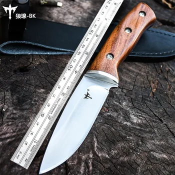 Voltron BK outdoor small hunting knife self-defense military knife wild survival saber special warfare small straight knife