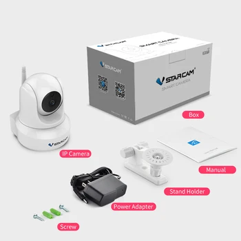 VStarcam White C29S 1080P HD Wireless CCTV IP Camera WiFi Home Surveillance Security Camera System Indoor Camera Baby Monitor