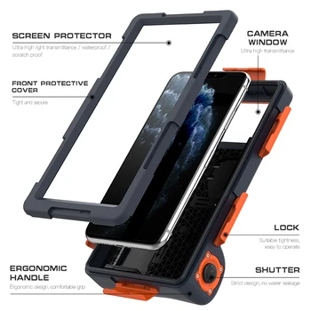 Wodoodporne etui do nurkowania dla iPhone SE 2020 12 11 Pro Max X 10 XS XR 7 8 6s Underwater Protect Phone Case For Samsung Note 10 +