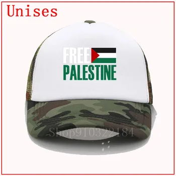 Wolny Palestyna dumna flaga Palestyny Palestyna tata kapelusze dla mężczyzn najnowszy projekt rodzinny prezent krzyż koński ogon kapelusz letnie kapelusze