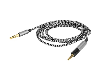 Wymiana audio nylonowego kabla do słuchawek Sennheiser HD595 HD598 HD 558 518 HD 2.20 s 2.30 i 2.30 g