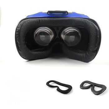 Wymienna przednia pianka Eye Mask Pad do HTC Vive Focus VR zestaw słuchawkowy Sweatproof miękka sztuczna skóra Eye Mask Cover Pad