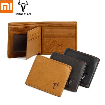 Xiaomi mężczyzna kobieta elegancki skóra pieniądze przed kradzieżą torba zmiana portmonetka portfel posiadacza karty drzwi mapy pakiet
