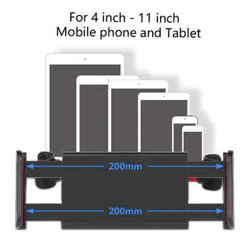 Xnyocn CD Slot Tablet Car Phone Holder dla iPhone,iPad mini,Air 1/2,wsparcie 9.7 Pro,Android Tablet,podstawka do mocowania 3,5-10,1 cala