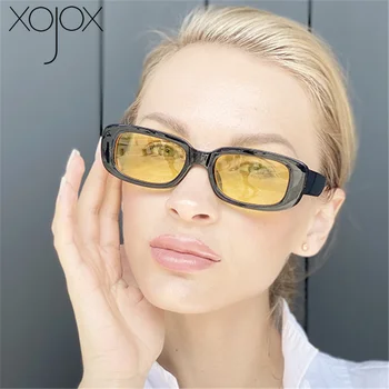 XojoX vintage okulary Kobiety luksusowej marki design okulary mężczyźni kwadratowe okulary osobowość odcienie dla kobiet UV400 okulary