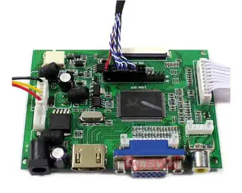 Yqwsyxl HDMI+VGA 2AV LCD karta kontrolera działa do 15,4-calowego ekranu LCD 1280x800 LTN154X3-L01 B154EW01 B154EW08 N154I3-L02