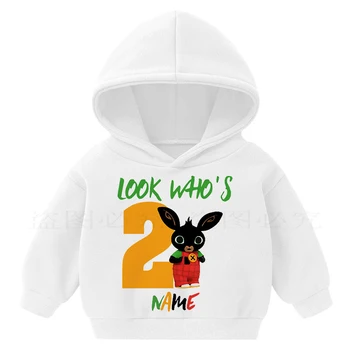 Zabawy dla dzieci, odzież harajuku kawaii dzieci Bing króliki Panda kreskówki druku bluzy dziewczyny chłopcy 2020 Jesień Zima topy