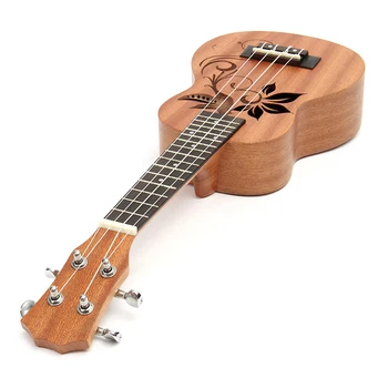 Zebra 21 cali 15 sposobów, Wiosna mahoń Soprano ukulele сапеле Palisander 4 struny ukulele instrumenty muzyczne