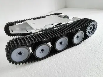 Zupełnie nowy stop aluminium gąsienica suv robot czołg podwozia do DIY hobbyist
